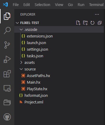 HaxeFlixel in Visual Studio Code